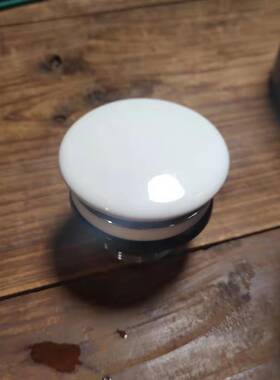 欧标下水器适用劳芬 唯宝 杜拉维特洗脸盆陶瓷弹跳下水白色 镀铬