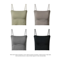 Майка топ, топ с чашечками, тонкое летнее белье для повседневной носки, топ без лямок, майка пуш-ап, открытые плечи, красивая спина