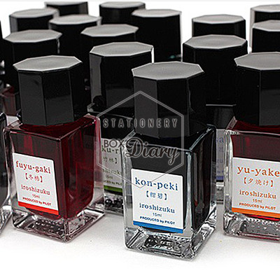 日本PILOT百乐 INK-15ml 色彩雫MINI iroshizuku自然色钢笔墨水