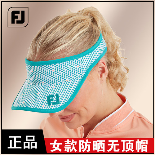 FootJoy高尔夫球帽女士运动golf舒适透气无顶帽FJ遮阳帽子45873