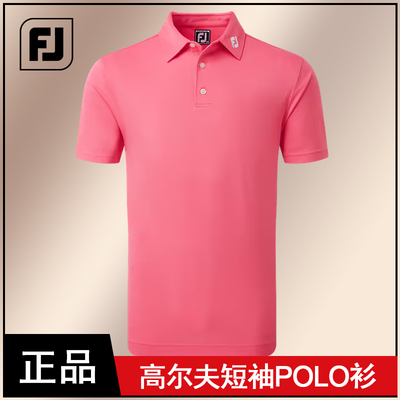 FootJoy高尔夫服装FJ男士polo衫抗菌防晒翻领运动短袖T恤80133