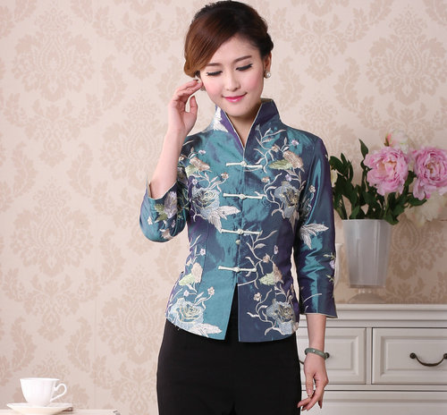 唐装短外套改良工作服旗袍上衣女