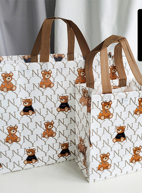 大牌熊 锦鲤 爆富  200只起印无纺布袋子定做logo