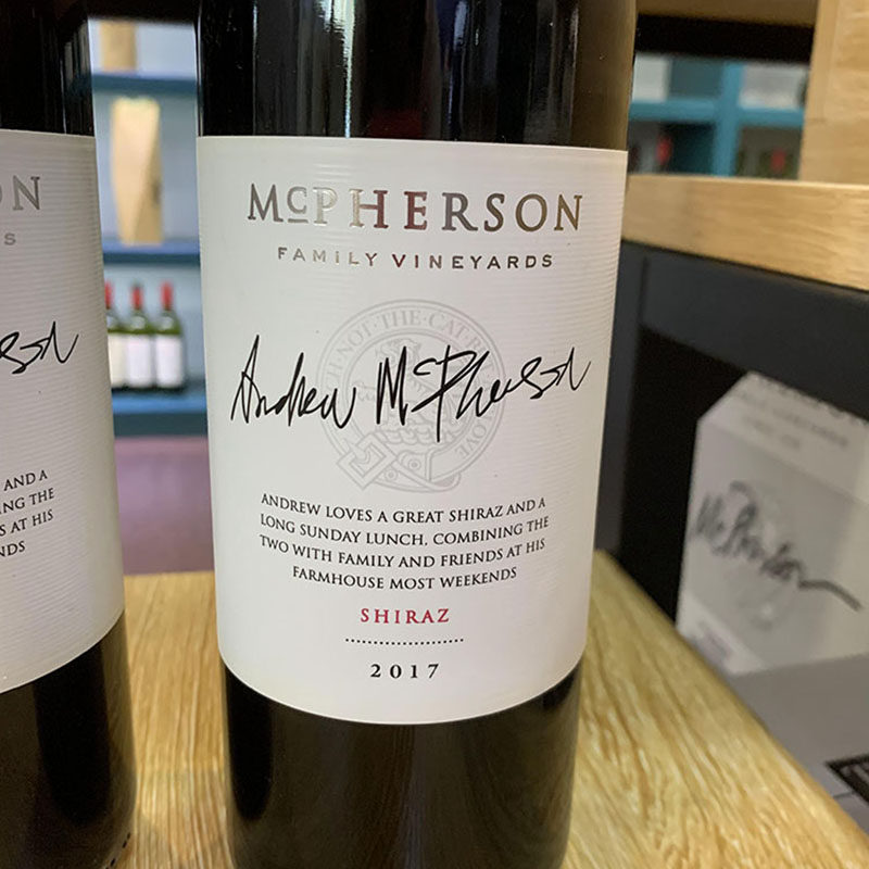 澳洲原瓶进口 麦克菲森 婚礼宴会 牛肉西拉干红干白葡萄酒750ml