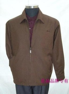 #龍赫品牌 / 男士休闲夹克 /单件上衣 翻领外套 （C80037）