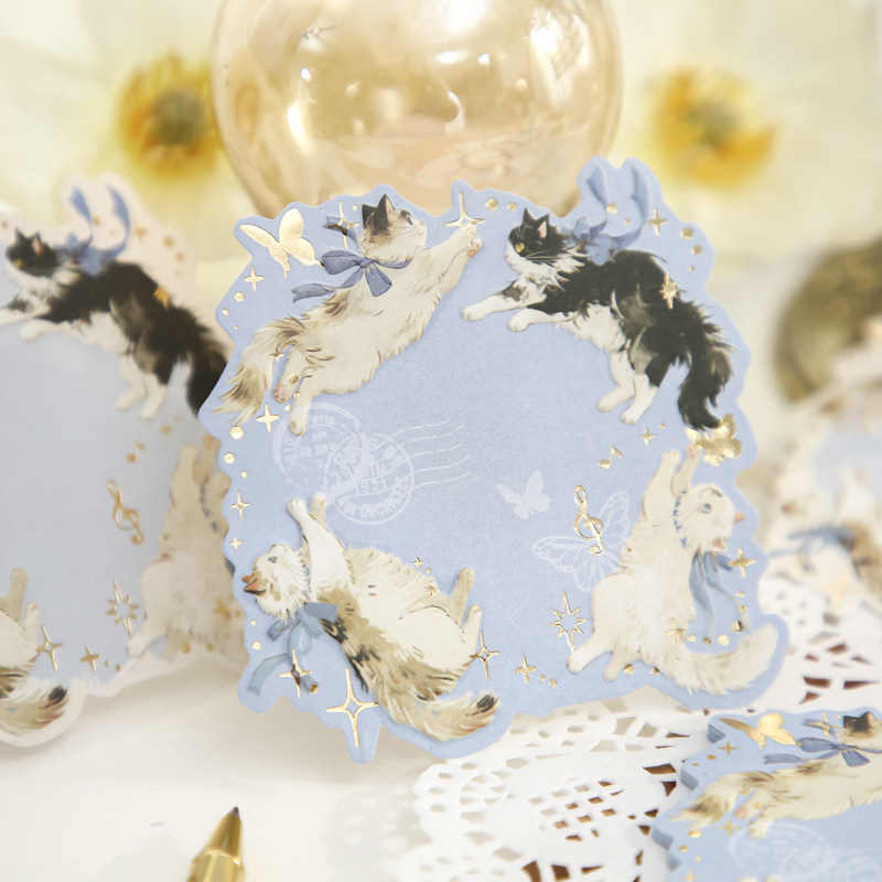 烫金浮雕异形高颜值便签纸可爱猫咪萌宠无粘性留言记事手帐素材,文具电教/文化用品/商务用品,便签本/便条纸/N次贴,淘宝优惠券,粉丝福利购,淘宝优惠卷