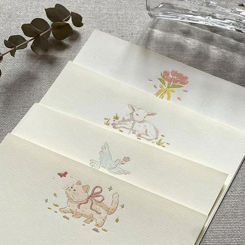 信封信纸烫金简约浪漫文艺高级感