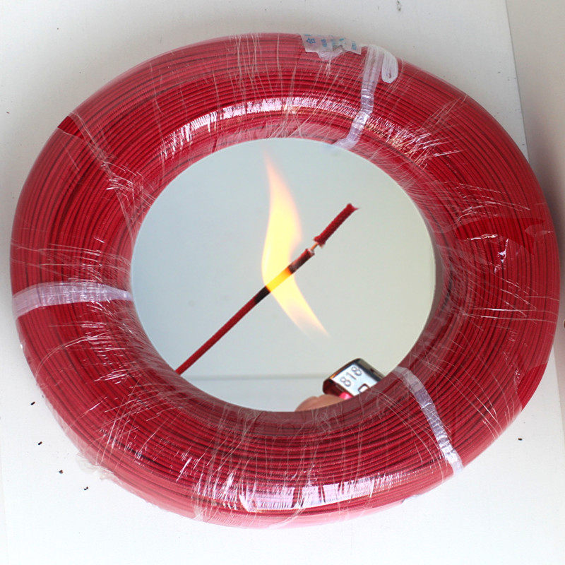 云母高温线500度耐高温编织阻燃防火电磁加热0.5平方电线