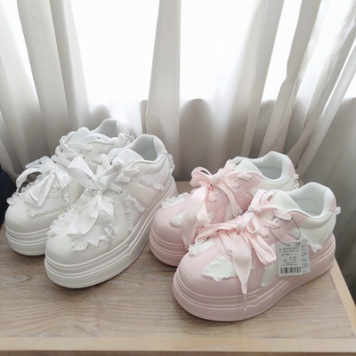 WEGO软妹洛丽塔日系休闲老爹鞋