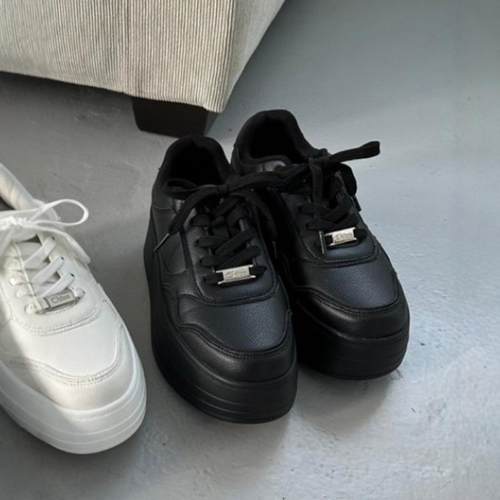 kas厚底增高休闲运动板鞋小白鞋