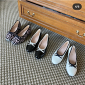 NC法式 复古赫本风蝴蝶结日系百搭单鞋 女鞋 年中清仓58 芭蕾舞鞋