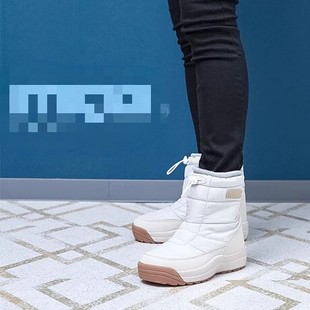 防滑冰爪！北欧风户外休闲加绒保暖防泼水日系雪地靴女靴短靴