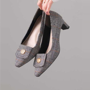 公务面试鞋 vivian优雅ol通勤鞋 单鞋 气质日系女鞋 舒适不累脚法式