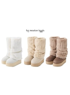 可两穿！时尚雪地靴日系复古新品