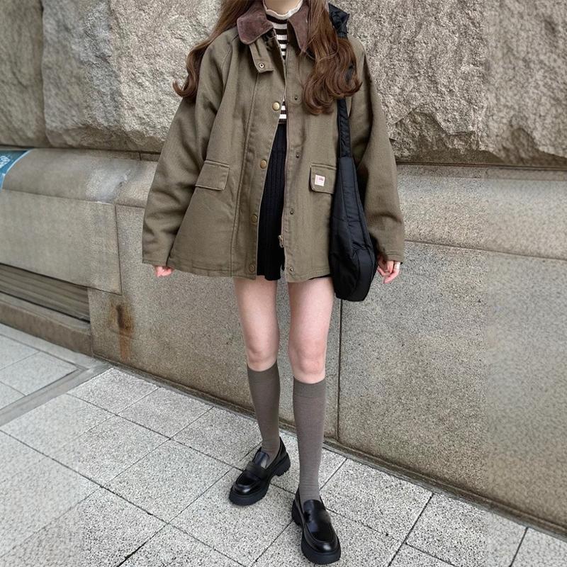 GRL炒轻便软底！英伦学院风一脚蹬厚底日系大头鞋制服鞋松糕鞋