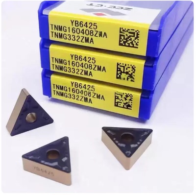 原装正品株洲钻石数控车刀片YB6425 TNMG160408ZMA双色钢件YB6325