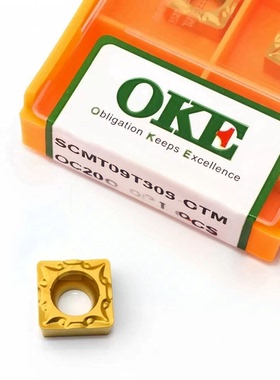 株洲OKE 数控车刀片SCMT09T304/09T308-OTM OC2025 加工钢件 正品