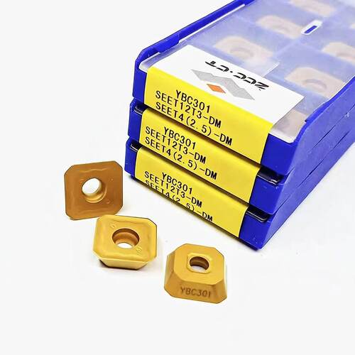 株洲钻石四方数控铣削刀片SEET12T3-DM YBC301/YBG302钢件不锈钢
