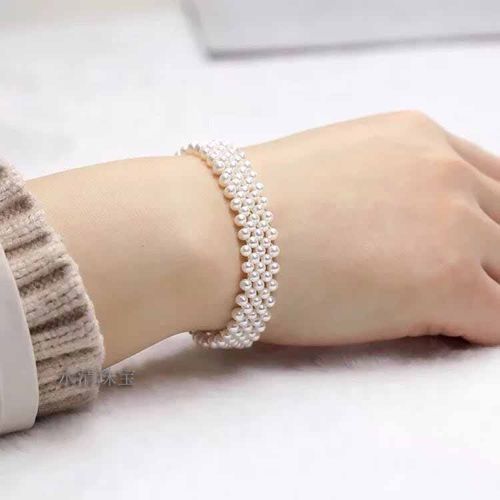 热销淡水珍珠手链水清珠宝