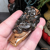 天然保真海柳烟嘴拉杆活性炭过滤器可清洗粗中细蟾蜍招财金蟾雕刻