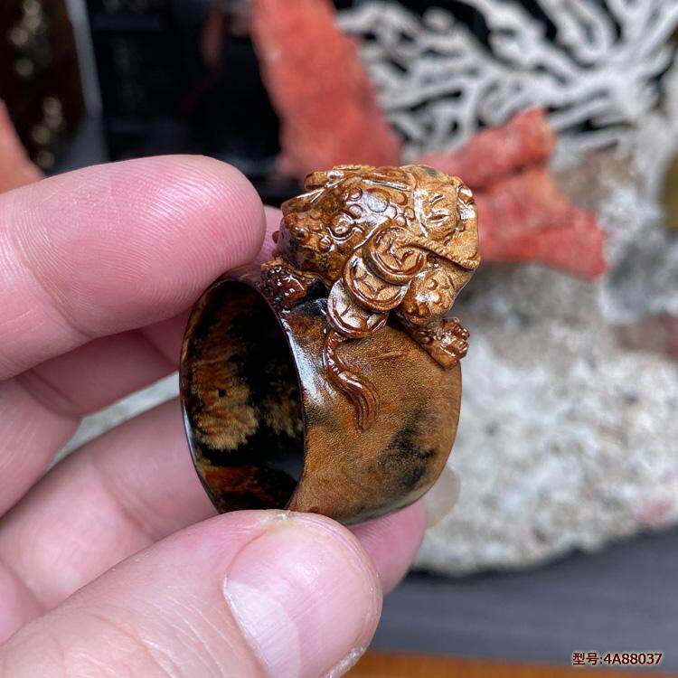 手工精品纯天然戒指柳工坊海柳