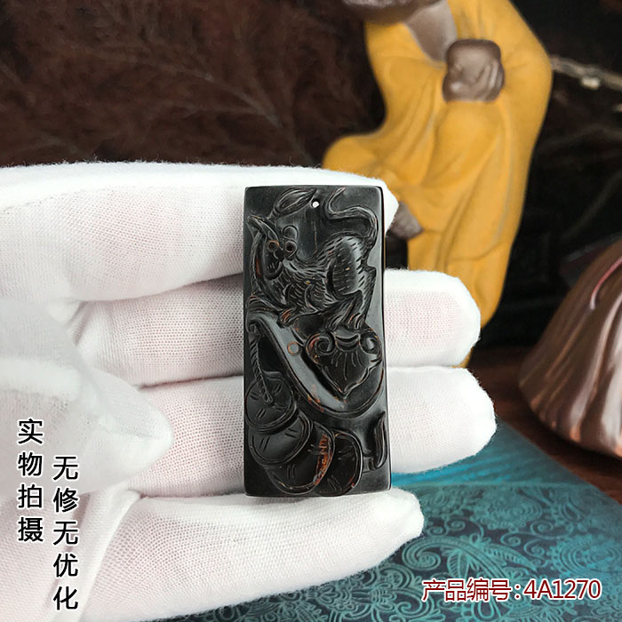 血柳文玩佛珠配饰吊坠