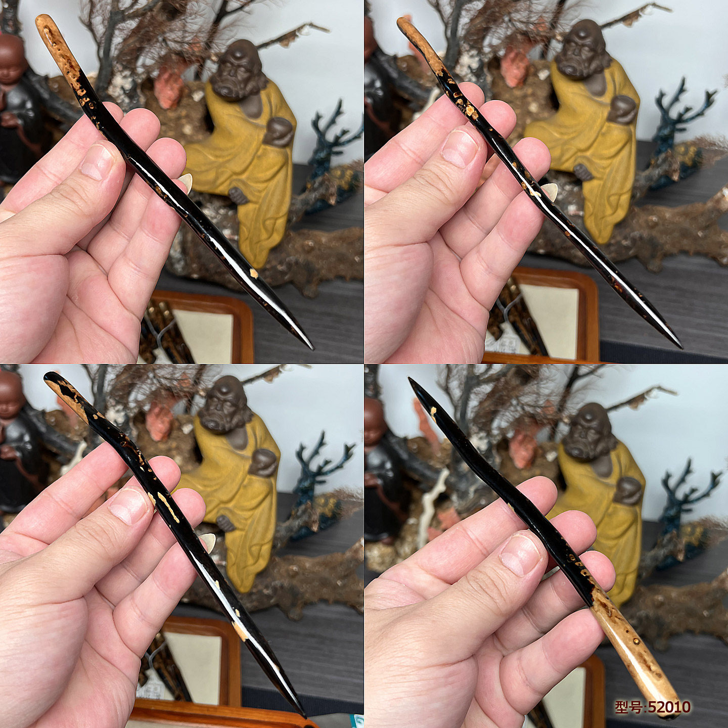 保真天然海柳古风文玩发簪送礼