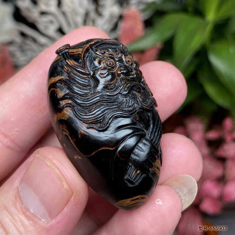 收藏工艺品手把件吊牌海柳
