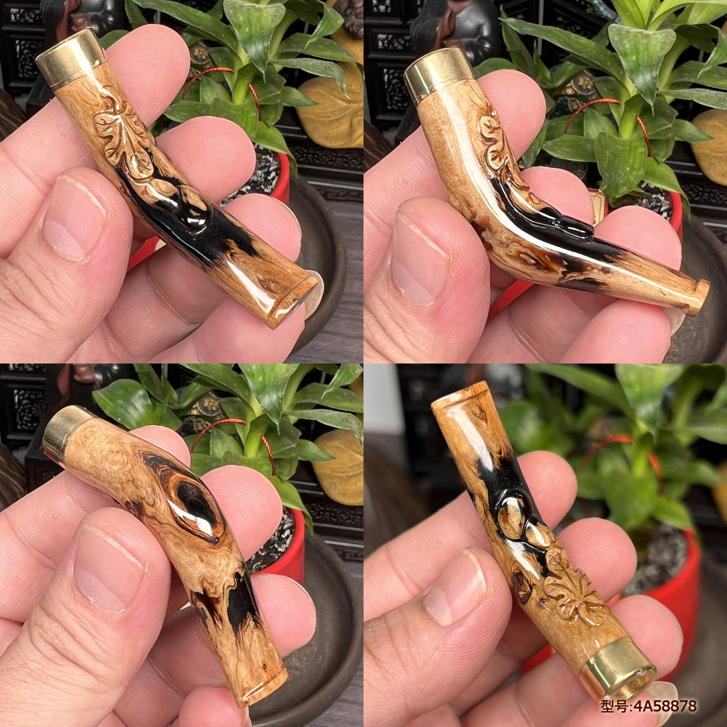 天然海柳烟嘴粗中细通用循环过滤
