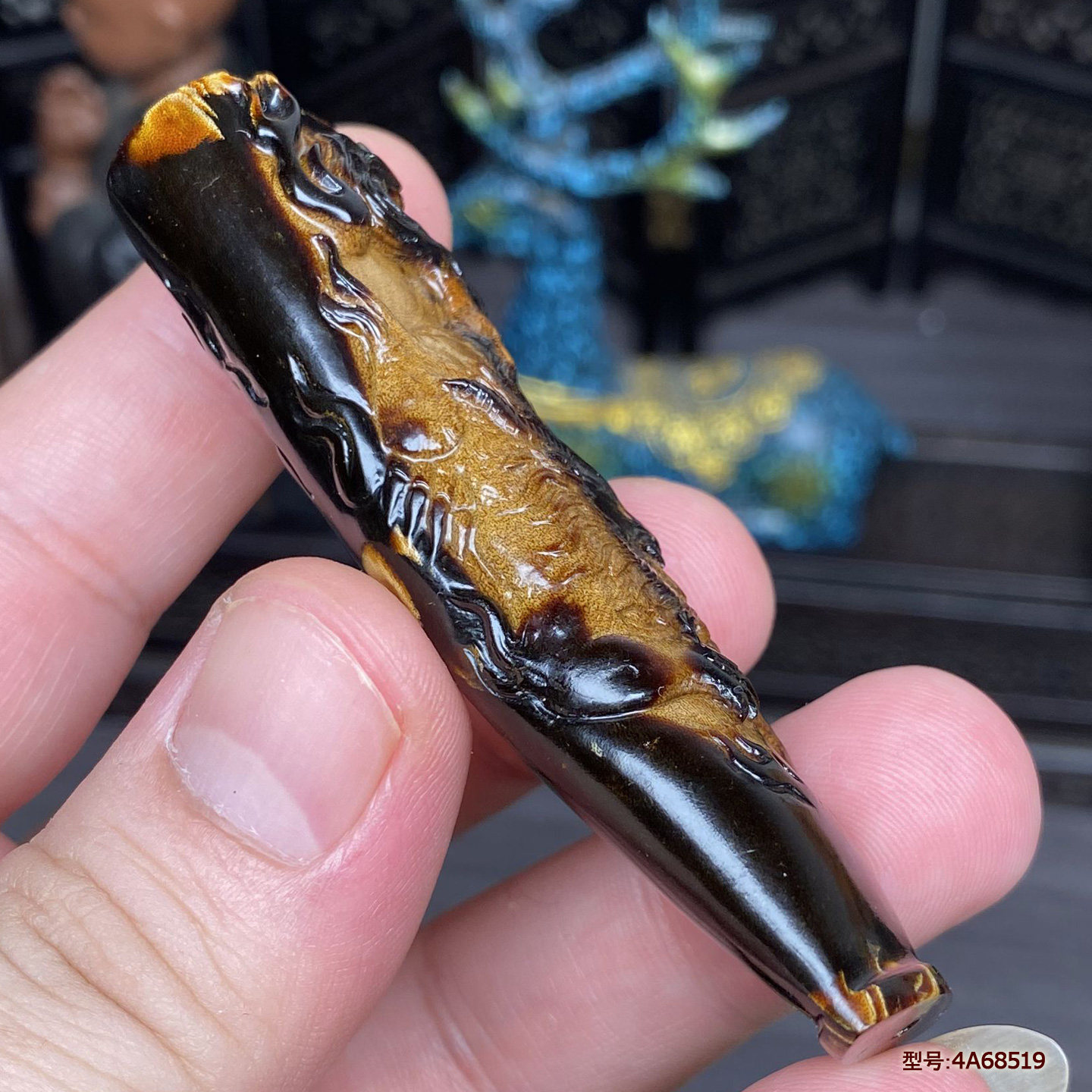 天然保真海柳烟嘴大中小通用饕餮