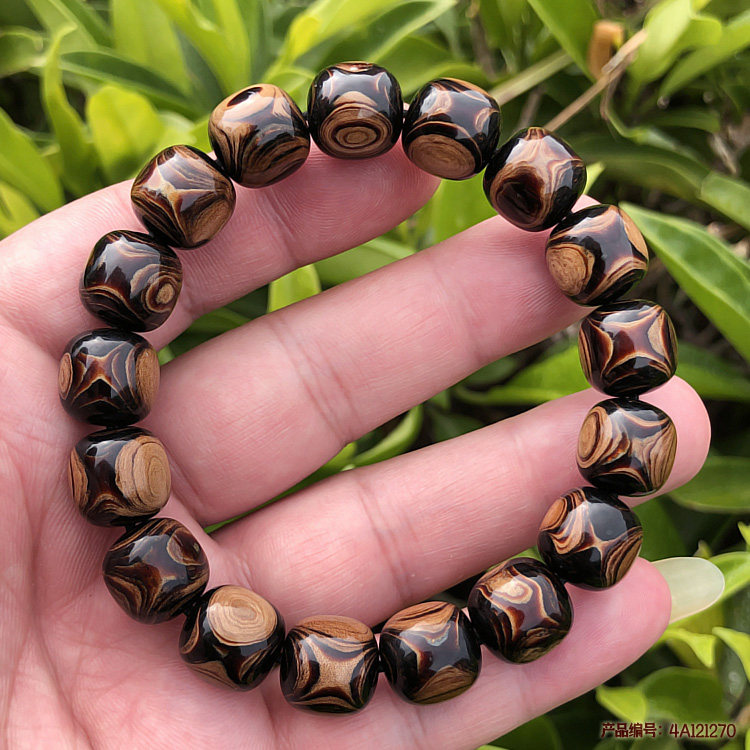 天然海柳手串血柳男女情侣款父母礼品桶珠手链12x12mm佛珠x纹包邮