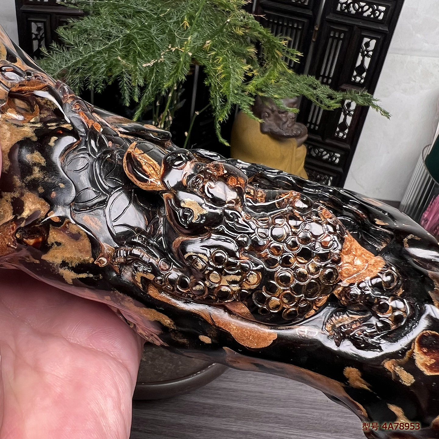 保真正品天然海柳活柳文玩高端精品手把件雕刻摆件三脚金蟾蜍招财