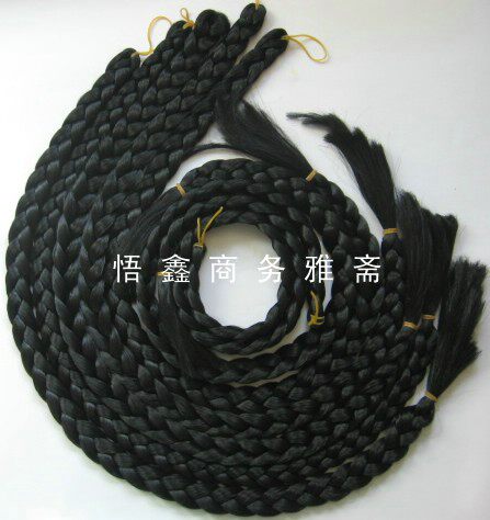 辫子舞蹈演出仿真丝头饰