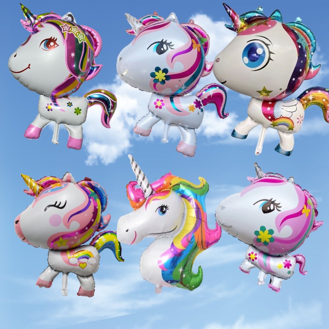 铝膜立体新款独角马 独角兽 太空气球氦气球 非自动封口气球,节庆用品/礼品,飘空气球,淘宝优惠券,粉丝福利购,淘宝优惠卷