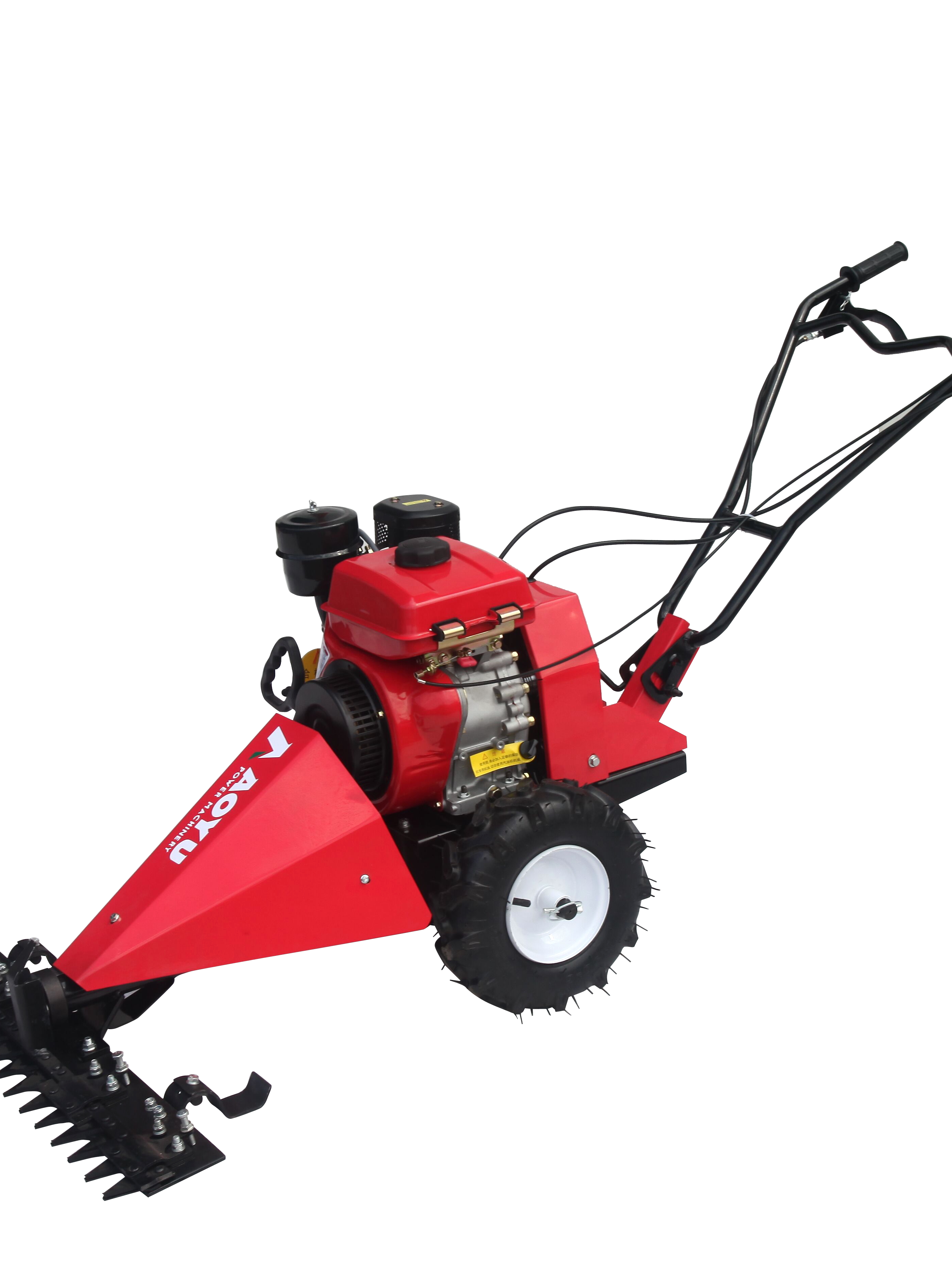 果园割草机柴油杂草除草机汽油开荒剪草机农业自走手推打草推草机