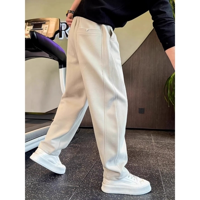 重磅卫裤纯色加绒加厚休闲裤卫裤