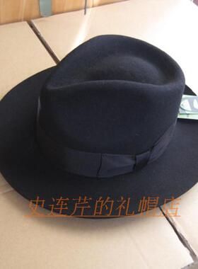 英伦复古风纯羊毛许文强爵士帽