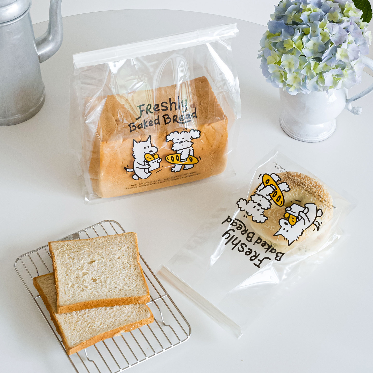 透明吐司面包包装袋450g烘焙饼干蛋糕自封食品级袋子打包卷边袋图片