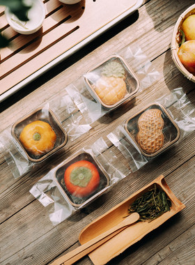 加厚一次性透明流心月饼包装袋子