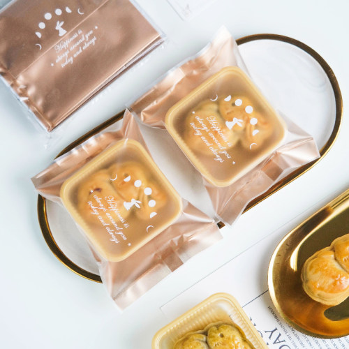 加厚新款中秋月饼包装袋兔子机