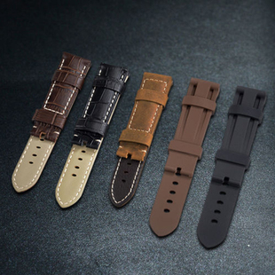 奥威时表带真皮表带针扣小牛皮表带军表原装表带请联系说明下单