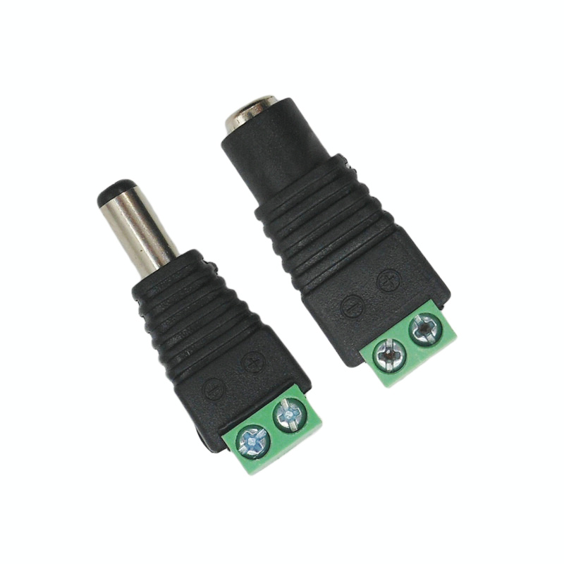 监控电源插头延长线公母对接插座