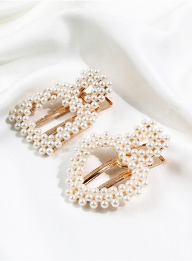 天琳美饰新款日韩甜美发卡手编刘海夹发夹网红ins百搭少女头饰