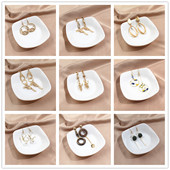 网红潮流个性 日韩风格 ins冷淡风耳钉新款 时髦气质百搭女耳环耳饰