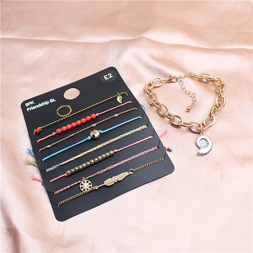 女生金属镀金日韩套装手链手饰