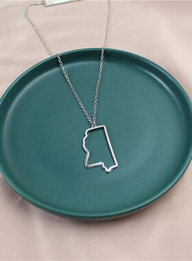 欧美风格抽象不规则配饰锁骨链