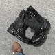 美式 复古军事线工程师靴粗跟暗黑风西部牛仔靴男女做旧中筒骑士靴