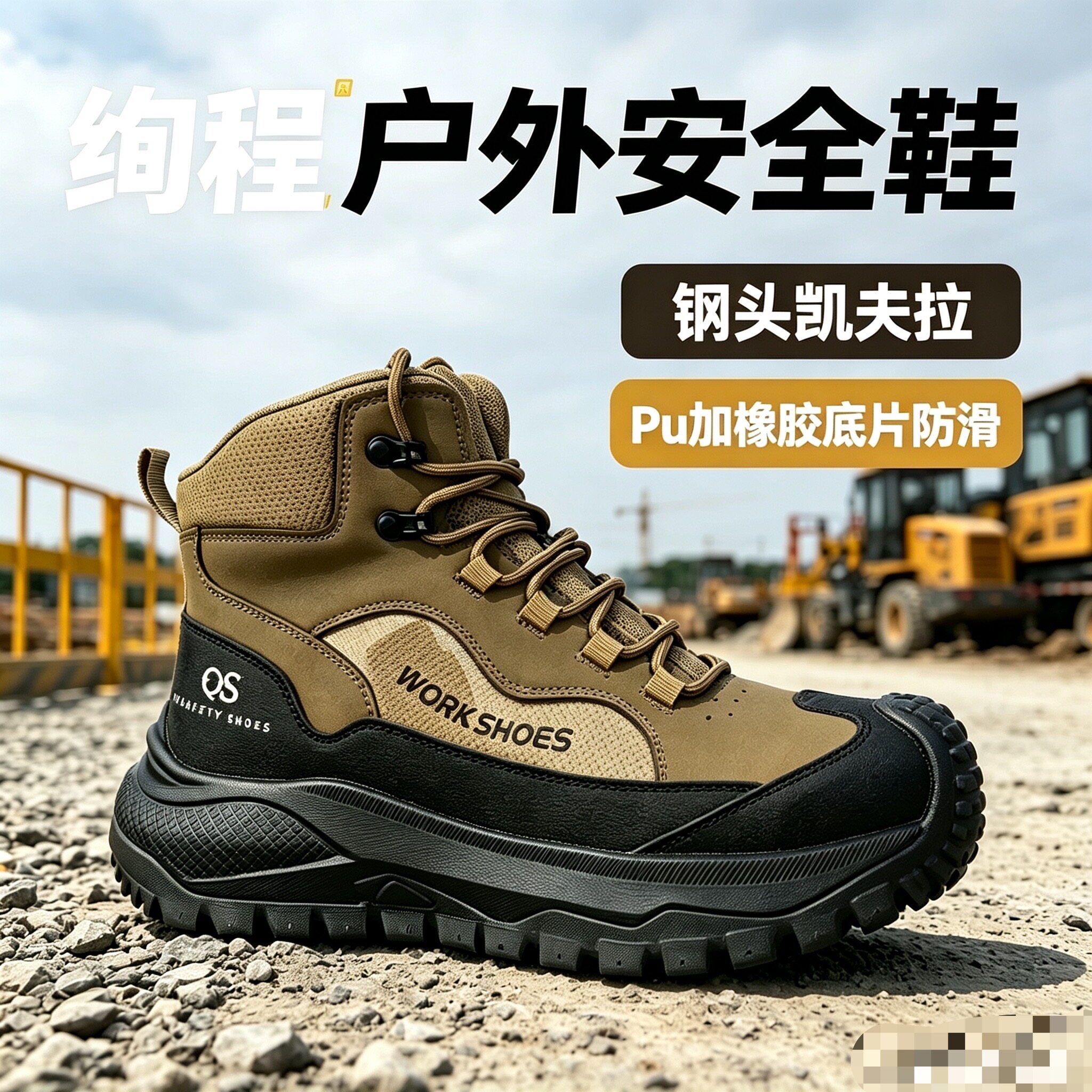 新款高帮劳保鞋四季绚程透气2026