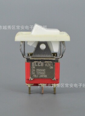 库存处理 ALCOSWITCH  钮子开关 翘板开关 A201 6脚2档 日本产
