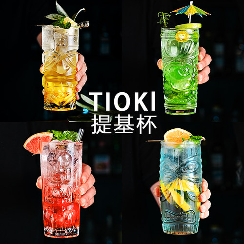 复古tiki个性酒杯酒吧创意
